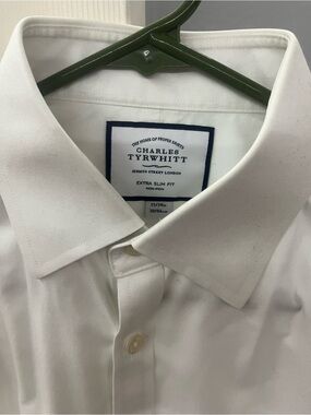 Charles Tyrwhitt White Men’s Extra Slim Fit Dress Shirt